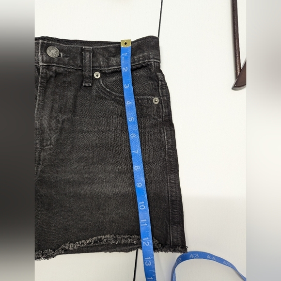 GAP Kids Black Denim Mini Skirt Size 10 - Picture 5 of 6